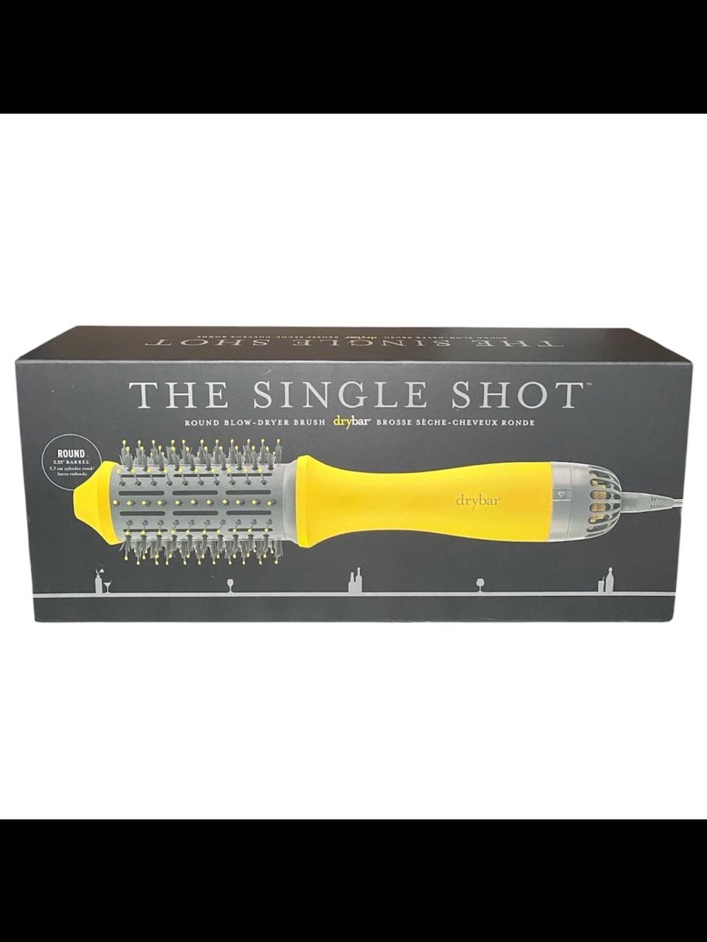Drybar The Single Shot Round Blow-Dryer Brush - Yellow and Gray